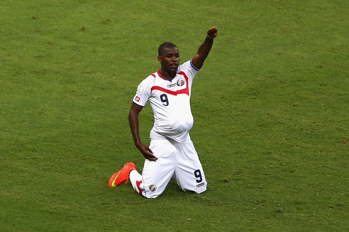 Campbell, atacante da Costa Rica (Foto: Gettyimages)