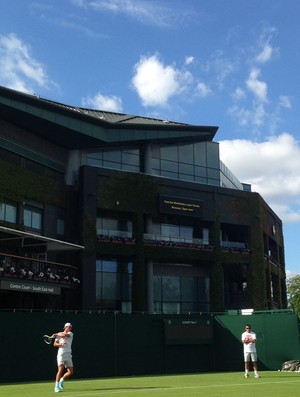 rafael nadal primeiro treino em wimbledon 2014 (Foto: Reprodução/Facebook)