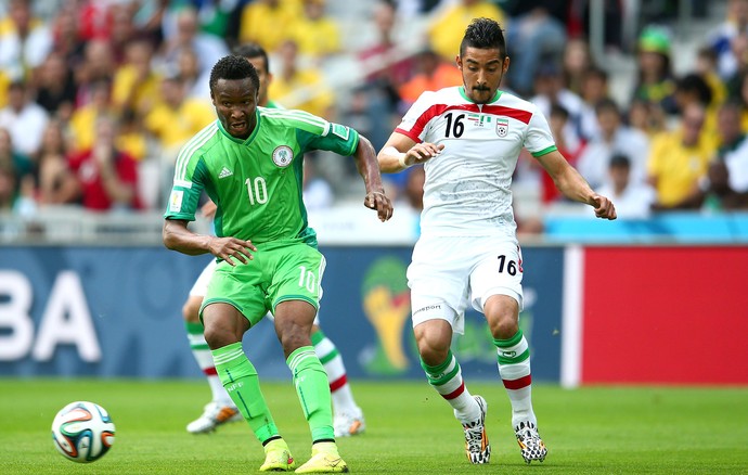 John Obi Mikel jogo Irã x Nigéria (Foto: Getty Images)