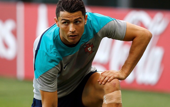 cristiano ronaldo portugal treino (Foto: Agência Reuters)