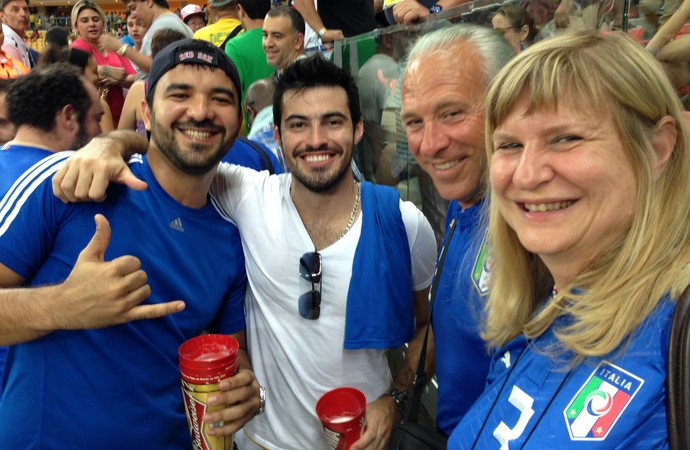 Manaus Italia x Inglaterra pais do chiellini (Foto: Gabriel Mansur)