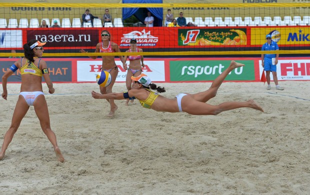 Talita e Taiana estão nas semifinais do Grand Slam de Moscou (Foto: Divulgação/FIVB)