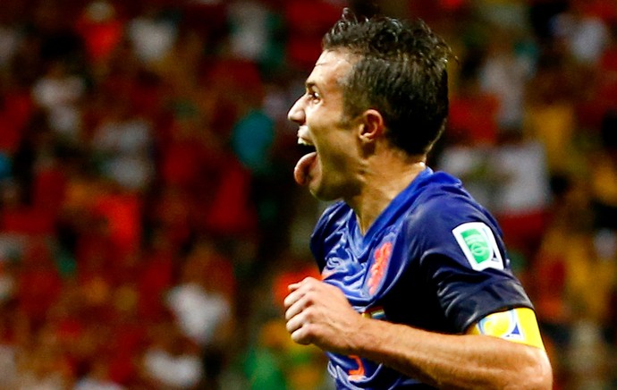 Robin van Persie comemoração gol Espanha x Holanda (Foto: Reuters)