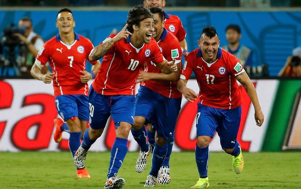 Valdivia Chile x Austrália Arena Pantanal (Foto: Reuters)