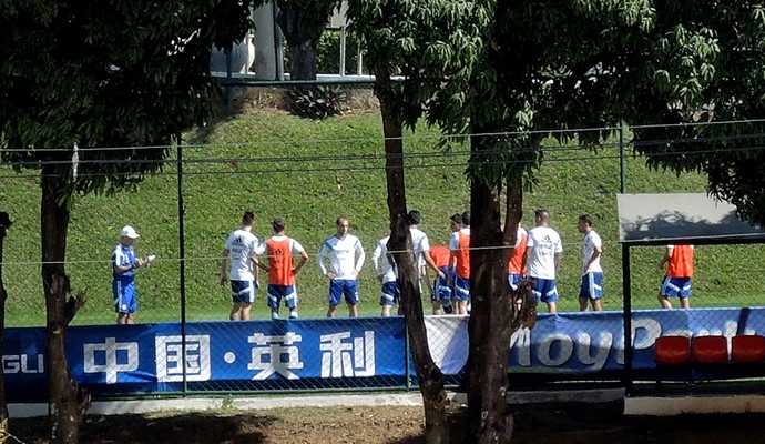 jogadores argentina treino (Foto: Cahê Mota )