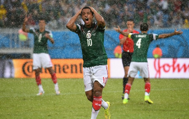 Giovani Dos Santos mexico x camarões arena dunas   (Foto: Getty Images)