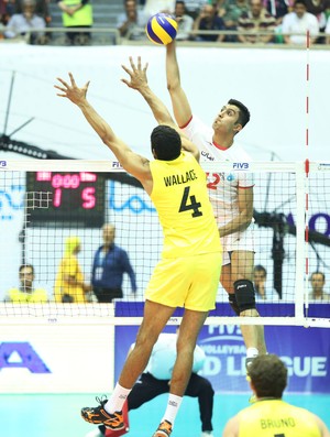 irã x brasil  - liga mundial de volei - wallace (Foto: FIVB)