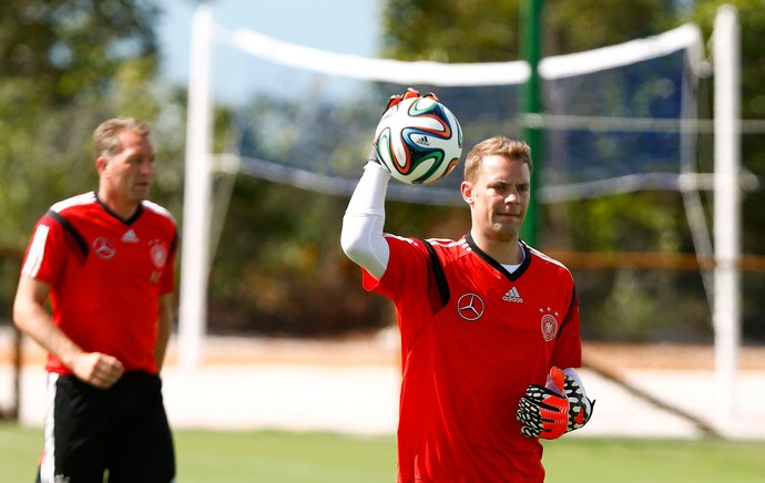 Manuel Neuer alemanha treino (Foto: Agência Reuters)