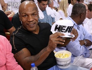 Mike Tyson Miami Heat x San Antonio Spurs NBA (Foto: Reprodução / Instagram)