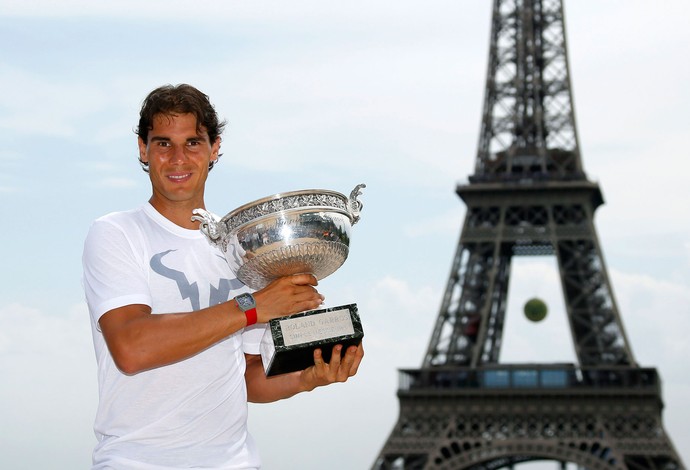 Rafael Nadal tênis torre eiffel (Foto: Reuters)