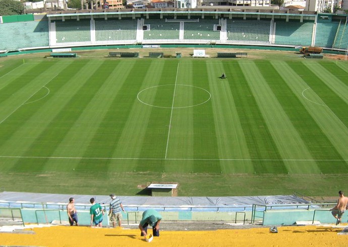 Torcedores reformaram Brinco de Ouro para Nigéria (Foto: Arquivo Pessoal: Fernando Pereira)