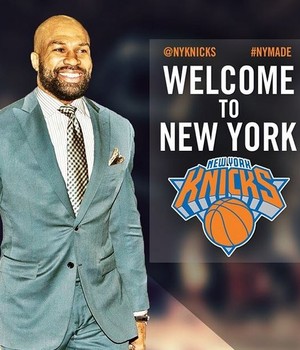 derek fisher apresentação novo técnico do NY Knicks (Foto: Reprodução/Instagram)