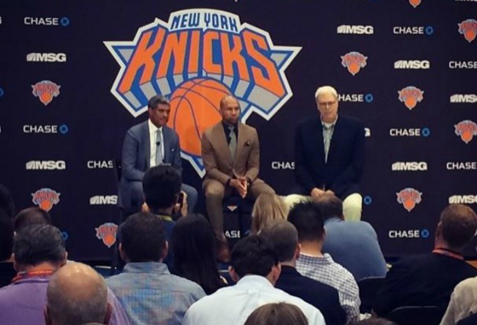 derek fisher apresentação novo técnico do NY Knicks (Foto: Reprodução/Instagram)