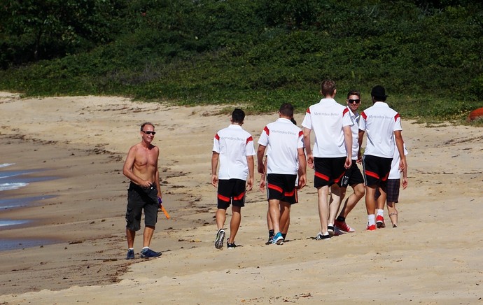 alemanha seleção passeio copa do mundo (Foto: Victor Canedo)