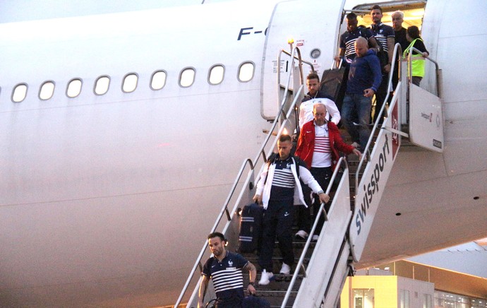 Desembarque França em São Paulo (Foto: Vinicius Fonseca/Comitê Paulista)