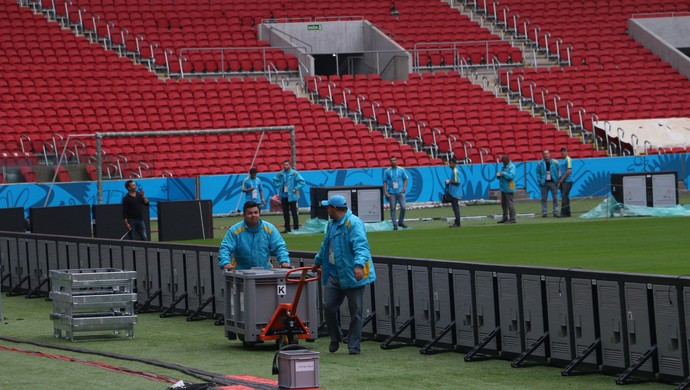 Beira-Rio recebe ajustes para Copa do Mundo (Foto: Diego Guichard)