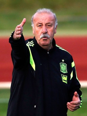 Vicente Del Bosque Treino Espanha Copa do Mundo (Foto: Agência Reuters)