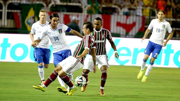 Diguinho no amistoso Itália x Fluminense (Foto: André Durão / Globoesporte.com)