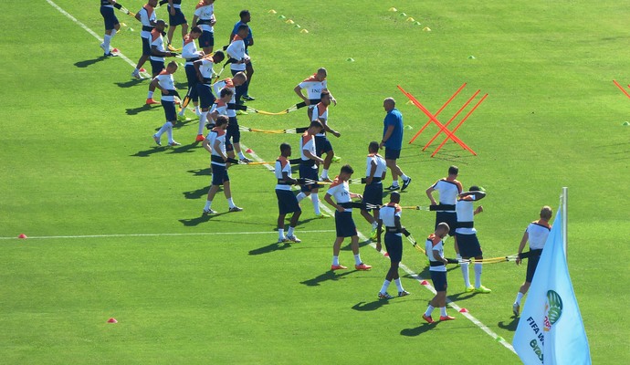 holanda treino copa do mundo treino secreto (Foto: Vicente Seda)