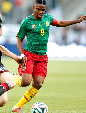 Samuel Eto'o jogo amistoso Alemanha e Camarões (Foto: AP)