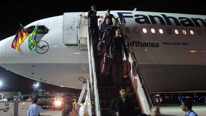 Alemanha chega a Salvador; Copa do Mundo 2014 (Foto: Raphael Carneiro)