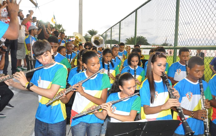 Banda Treino Croácia  (Foto: Eric Luis Carvalho)