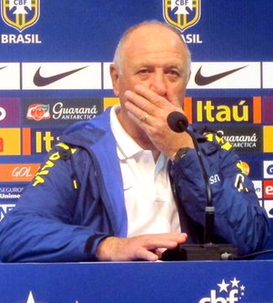 Felipão Scolari Coletiva Brasil (Foto: Marcelo Prado)