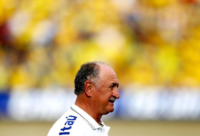 Felipão no treino da Seleção (Foto: Reuters)