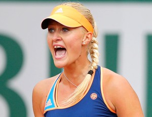 Kristina Mladenovic tênis em Roland Garros (Foto: Reuters)