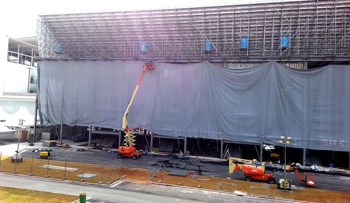 obras estádio Arena Corinthians jogo Copa do Mundo (Foto: Rodrigo Faber)