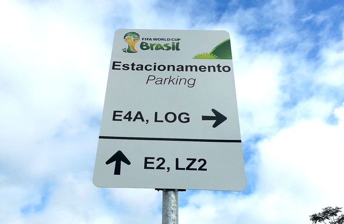 placa Fifa Arena Corinthians (Foto: Rodrigo Faber)