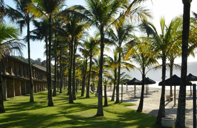 Hotel Portobello, em Mangaratiba, concentração da Itália (Foto: Divulgação)