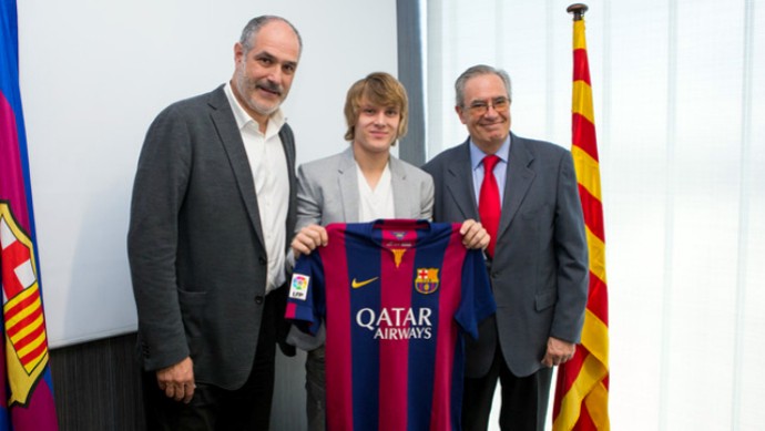 Alen Halilovic Barcelona (Foto: Reprodução / Site Oficial do Barcelona.pt)