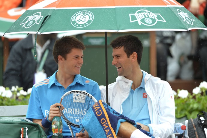 tenis novak djokovic boleiro roland garros (Foto: AFP)