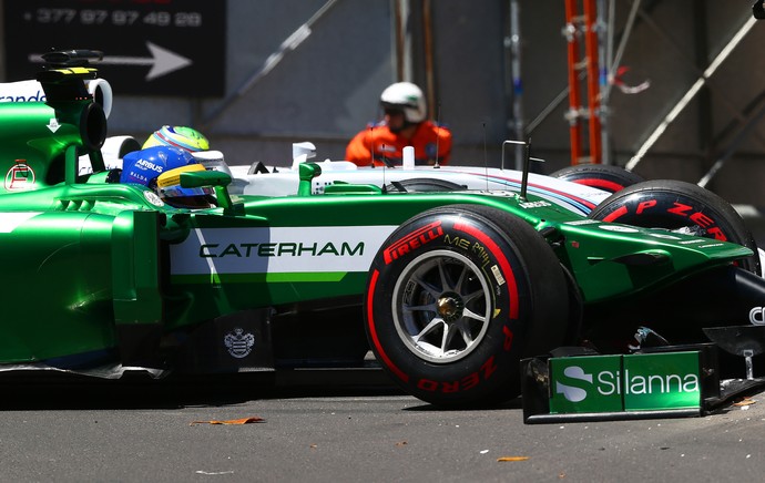 batida Massa e Ericsson monaco circuito formula 1  (Foto: Getty Images)