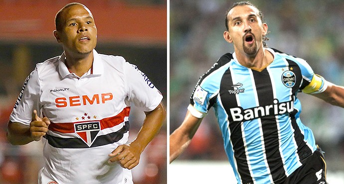 Montagem Luis Fabiano e Barcos (Foto: Editoria de arte)