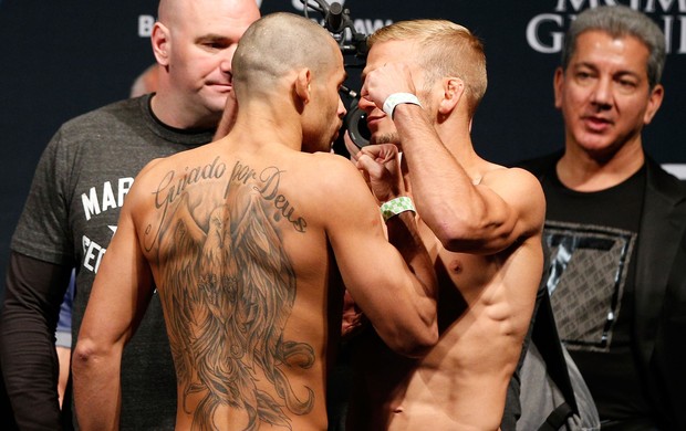 Renan Barão x TJ Dillashaw Pesagem UFC 173 (Foto: Getty Images )