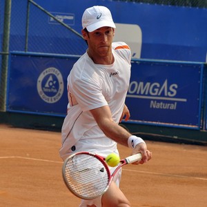 André Ghem derrota Ricardo Mello no ATP Challenger de Campinas (Foto: João Pires / Divulgação Instituto Sports)