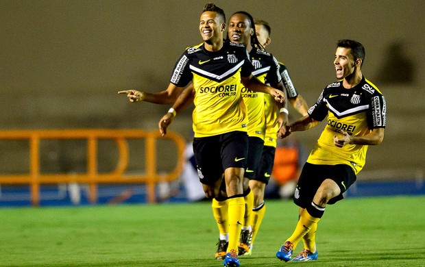 Geuvanio gol jogo Goiás x Santos (Foto: Getty Images)