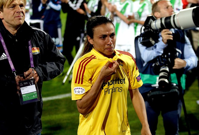 Marta jogo Tyreso contra Wolfsburg final (Foto: AP)