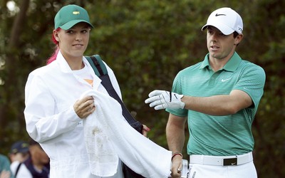 rory mcillroy caroline wozniacki cabelo rosa masters augusta (Foto: Reuters)