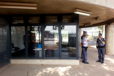 POLICIA - ARENA CORINTHIANS (Foto: Rodrigo Faber )