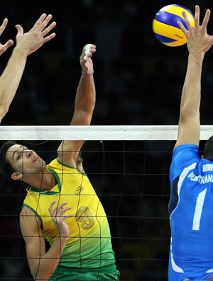 Volei André Nascimento Seleção Brasileira 2008 (Foto: Getty Images)