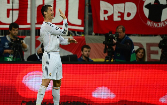 Cristiano Ronaldo Bayern de Munique x Real Madrid (Foto: AFP)