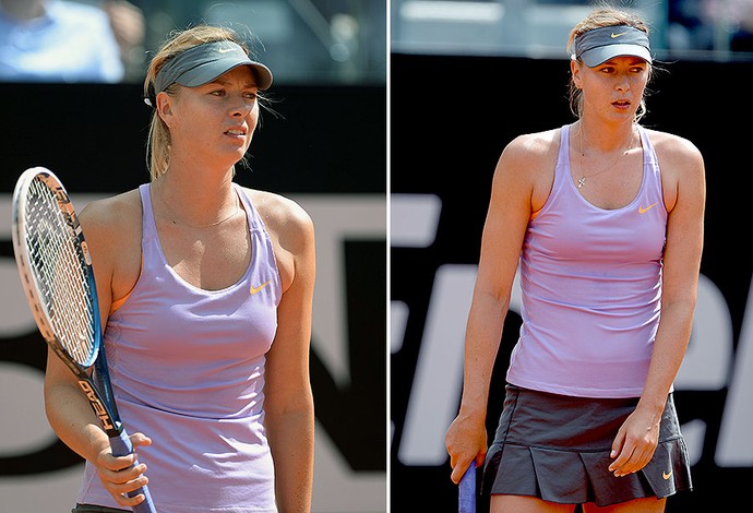 Maria Sharapova tênis contra Ivanovic WTA Itália (Foto: Getty Images)