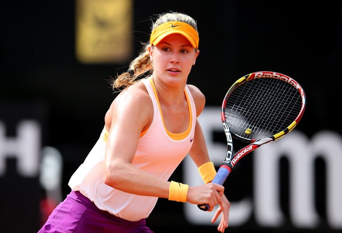 Estrela em ascensão do tênis mundial, Eugenie Bouchard disputou o WTA de Roma (Foto: Getty Images)