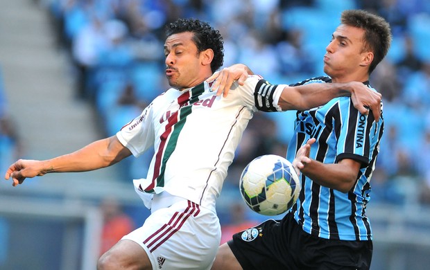 Fred jogo Grêmio x Fluminense (Foto: Photocamera)