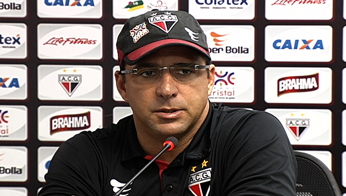 Marcelo Martelotte, técnico do Atlético-GO (Foto: Reprodução/TV Anhanguera)