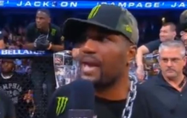 Rampage Jackson venceu King Mo por decisão unânime (Foto: Reprodução / Youtube)