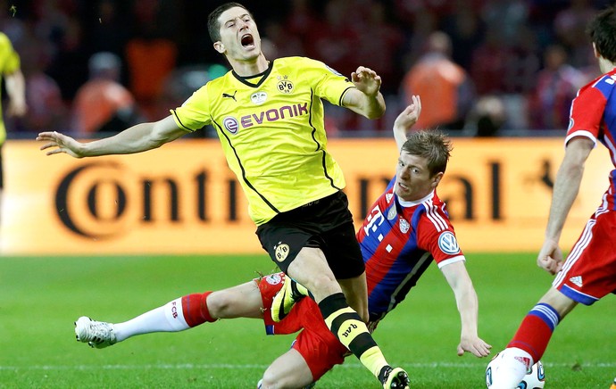 Lewandowski e Kroos Borussia Dortmund e Bayern de Munique (Foto: Agência Reuters)